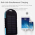 10000mAh Waterproof Outdoor Solar Power Bank