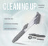 2 in 1 long handle cleaning brush