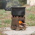 ULTRALIGHT TITANIUM WOOD BURNER CAMPING STOVE