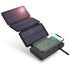 Foldable  Qi Wireless Solar Power Bank with Flashlight