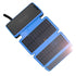 Foldable  Qi Wireless Solar Power Bank with Flashlight