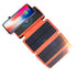 Foldable  Qi Wireless Solar Power Bank with Flashlight